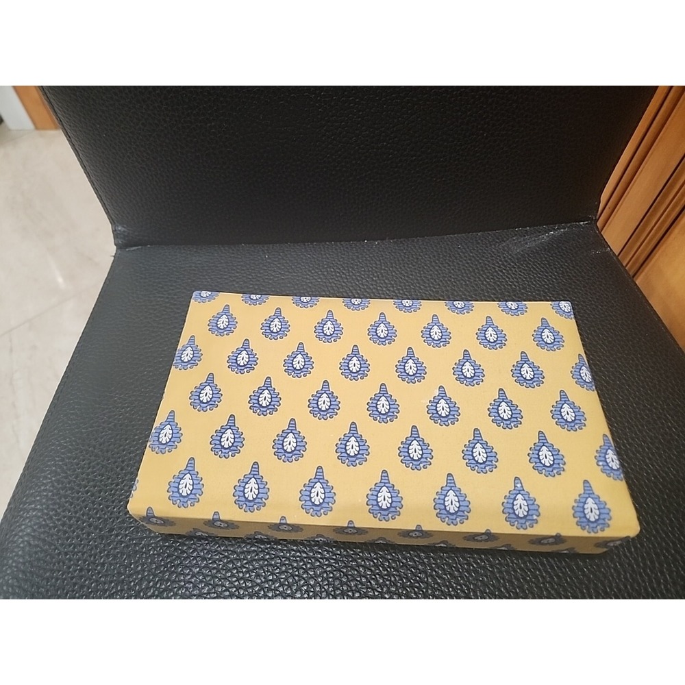 French Provencal Souleiado Fabric Yellow Small Keepsake Box - GOOD CONDITION - Picture 5 of 7